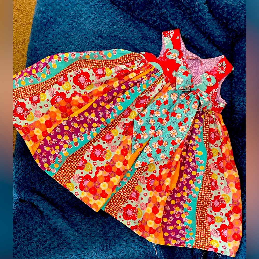 Colorful summer dress, girls size 4T